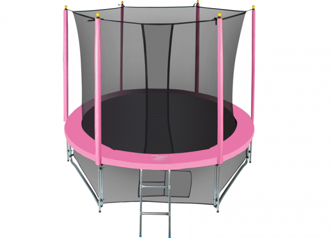 Батут Hasttings Classic Pink 8ft (2,44 м) с защитной сетью и лестницей